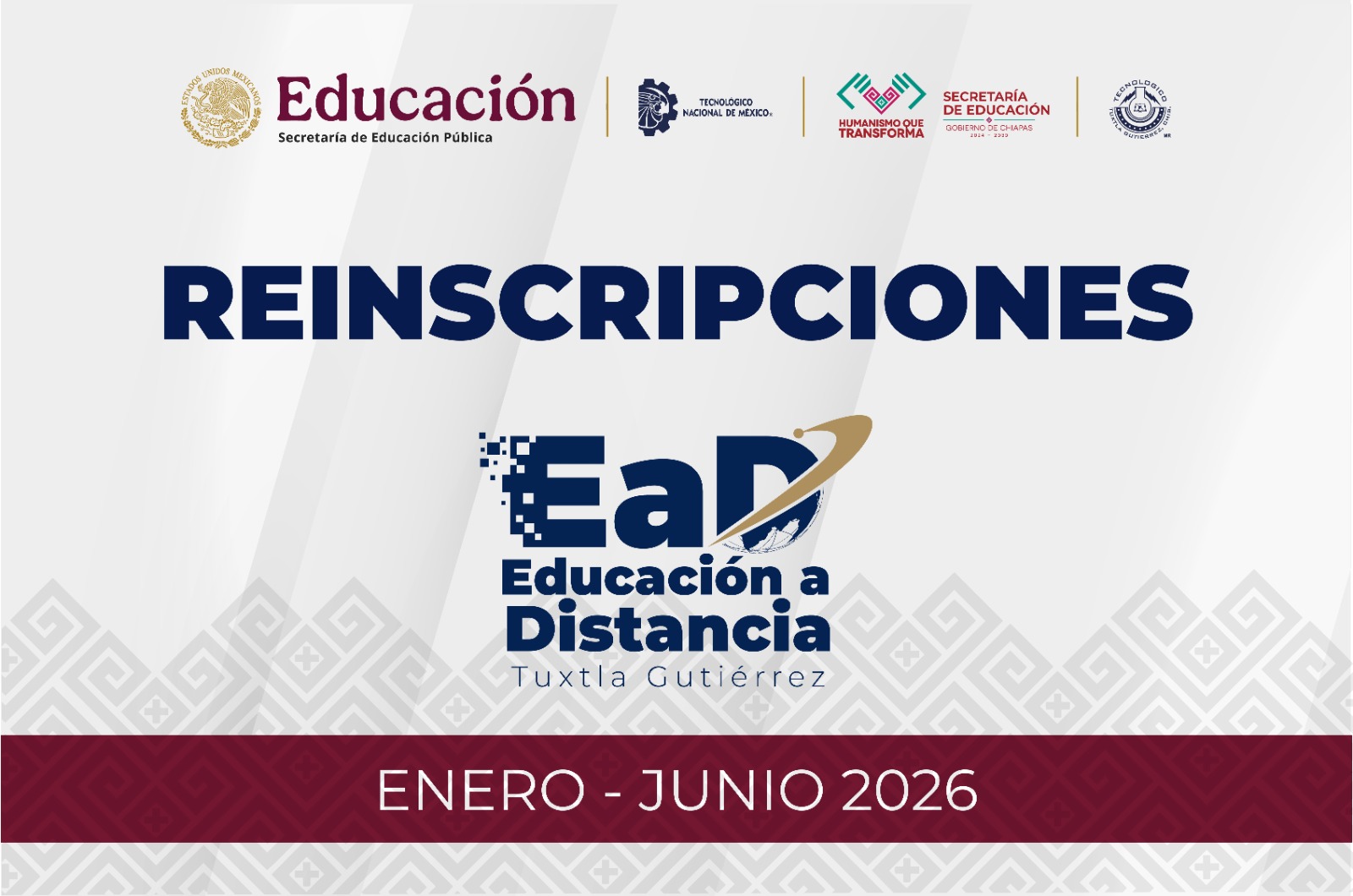Reinscripción Enero-Junio 2026